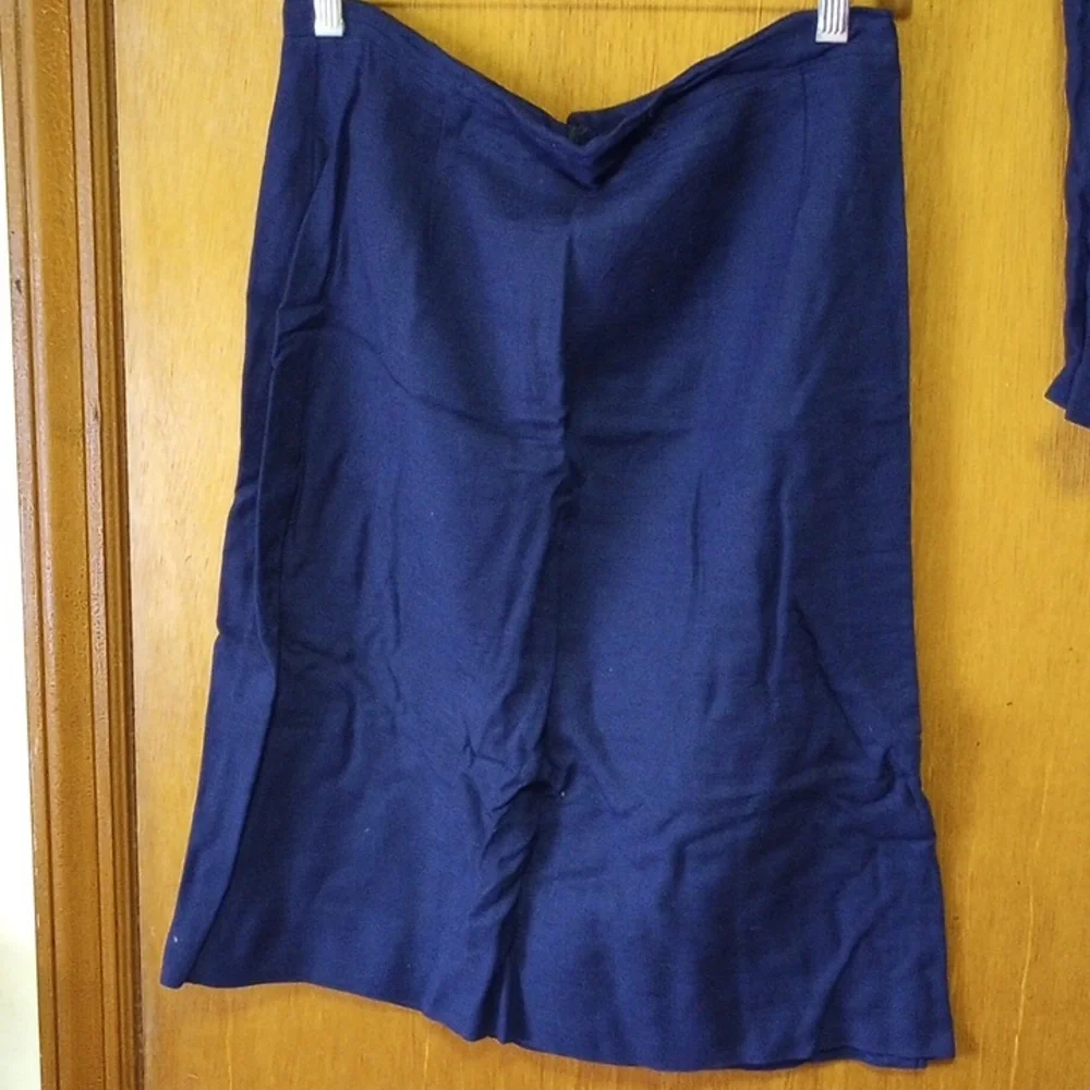 Navy Blue Women's Skirt Set_3